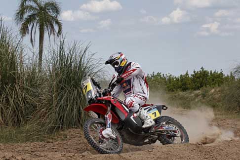 Dakar 2014 - Dakar 2014 stage 8: moto honda biker portoghese Rodrigues width=