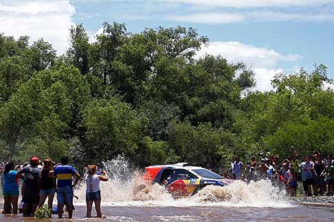 Termas de Rio Hondo - Rosario - DESPRES Cyril and PICARD gilles on Peugeot 2008 DKR action during the Dakar 2015 width=