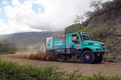 Termas de Rio Hondo - Rosario - De Rooy Gerard Iveco action during the Dakar 2015 width=