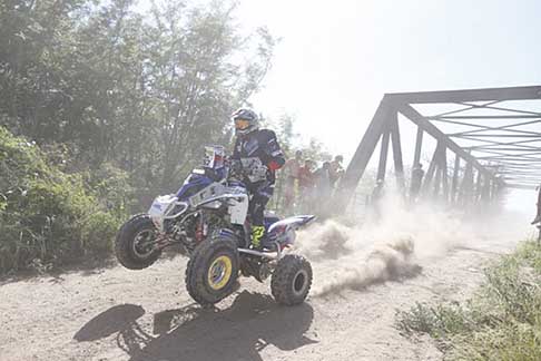 Buenos Aires - Villa Carlos Paz - Karyakin Sergey Quod Yamaha action during the Dakar 2015 width=
