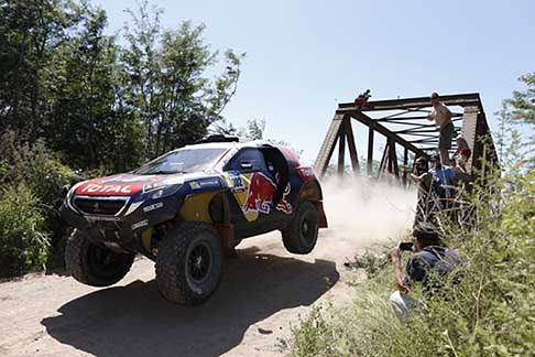 Buenos Aires - Villa Carlos Paz - Duo Peterhansel Stephane - Cottret Jean Paul on Peugeot action during the Dakar 2015 -1° stage width=