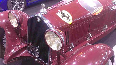 Alfa Romeo - Auto storica Alfa Romeo marchiata Ferrari alla FIera di Padova 2012 width=