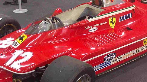 Gilles Villeneuve -  Ferrari 312 T4 di F1 del pilota canadese Gilles Villeneuve width=