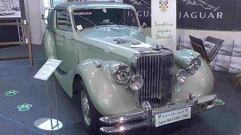 Jaguar - Auto storica Jaguar MK DH5 del 1950 alla FIera di Padova 2012 width=