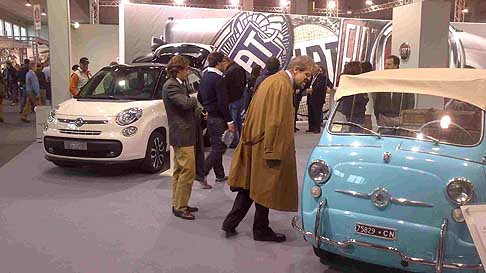 Fiat - Padiglione Fiat auto nuove e auto storiche all´evento Auto e Moto d´Epoca 2012 a Padova width=