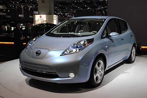Nissan - Nissan Leaf al salone di Ginevra width=