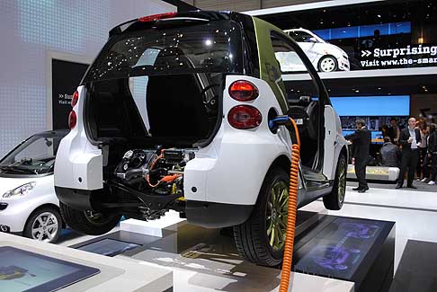 Smart - Struttura della Smart ED di casa Mercedes width=