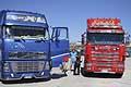 Truck volvo Diablo Blu e truck Scania 530 all´Autodromo del Levante di Binetto