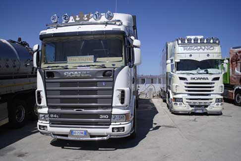 Levante Tuning Day - Camion Scania 310 94L all´Autodromo del Levante a Binetto width=