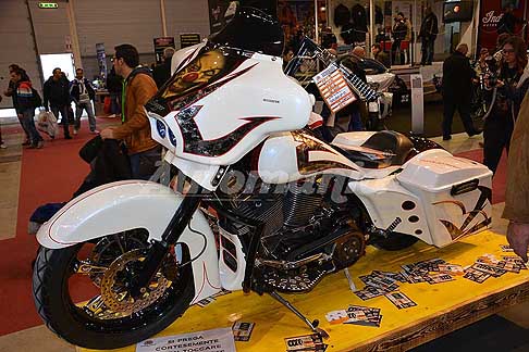 Motodays 2016  - Moto Harley Davidson Flhx del 2006 al MotoDays 2016 Fiera di Roma