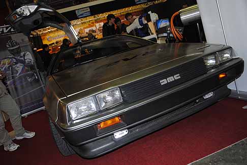 DeLorean - L'auto DeLorean DMC-12 EV utilizzata nel Fil Ritorno al Futuro width=