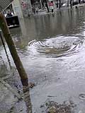 Vortice d´acqua a Piazza Kennedy ad Acquaviva delle Fonti del 14 Giungo 2014