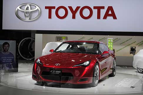 Toyota - Prototipo Toyota FT-86 al salone dell´automobile di Parigi width=