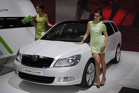 Skoda - Electric car Skoda Octavia Green E Line width=