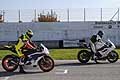De Giosa Roberto moto Yamaha e il polman Pappalardo Matteo su bike Triumph al Trofeo Inverno 2015 per la 3^ gara all´Autodromo del Levante di Binetto