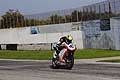 Moto Ducati di Gentile Flavio sul rettilineo in gara 3 al Trofeo Inverno 2015 presso l´Autodromo del Levante a Binetto