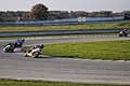 Moto in gara 3 tornantino, davanti Divicaro Cosimo su BMW al Trofeo Inverno 2015 classe Open all´Autodromo del Levante