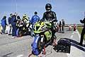Pole position Canelli Michele moto Kawasaki al Trofeo Inverno presso l´Autodromo del Levante edizione 2015