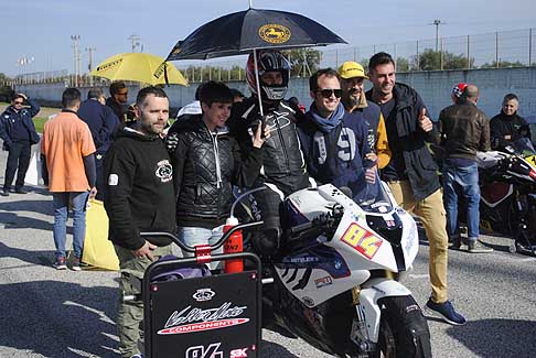 Trofeo Inverno - Moto BMW di Parini Mario atmosfere prima della gara al Trofeo Inverno 2015 presso l´Autodromo del Levante