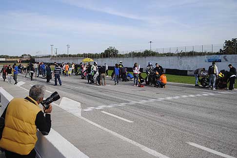Trofeo Inverno - Atmosfere griglia di partenza pregara categoria 600 Open/Amatori Trofeo Inverno 2015 presso l´Autodromo del Levante di Binetto