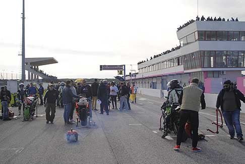 Trofeo Inverno - Atmosfere griglia di partenza schieramento dal fondo categoria 600 Open/Amatori Trofeo Inverno 2015 presso l´Autodromo del Levante di Binetto