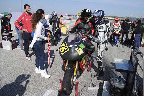 Trofeo Inverno - Atmosfere prima della partenza Open Amatori/Rookies, al Trofeo Inverno 2015 presso l´Autodromo del Levante