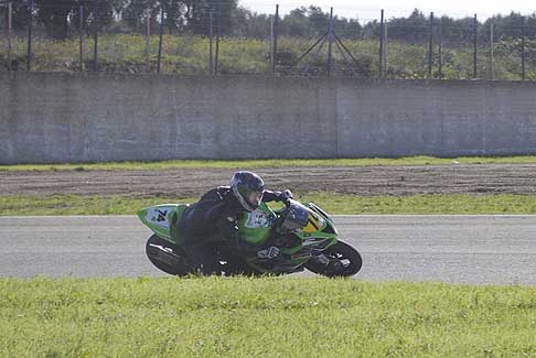 Trofeo Inverno - Canelli Michele in gara alla curva Gargano al Trofeo Inverno 2015 presso l´Autodromo del Levante 2015