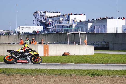 Trofeo Inverno - De Giosa Roberto su Yamaha al Trofeo Inverno 2015 in pista presso l´Autodromo del Levante 2015
