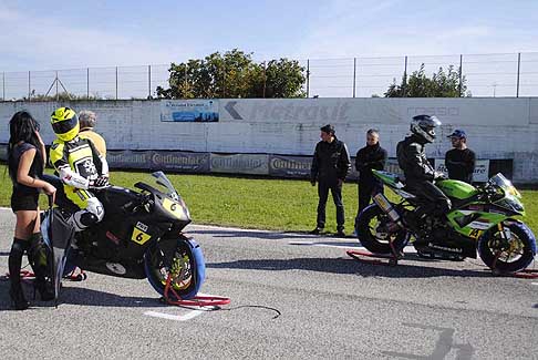 Trofeo Inverno - Duo di testa Cancellieri e Introna categoria 600 Rookies al Trofeo Inverno 2015 presso l´Autodromo del Levante