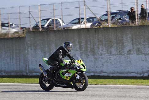 Trofeo Inverno - Leader Canelli Michile al Trofeo Inverno 2015 presso il circuito dell´Autodromo del Levante 2015