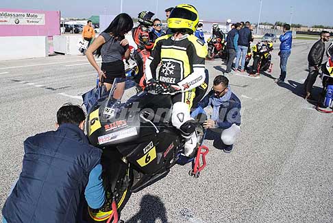 Autodromo del Levante - Preparativi primi della partenza foto archivio Trofeo Inverno Velocità 2016 Binetto