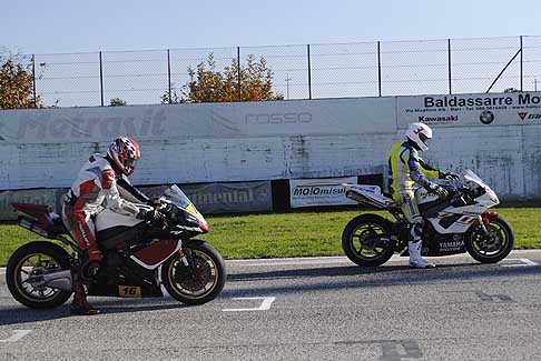Open Amatori/Rookies - Stating grid prima fila Belviso Vito, in pole position Anastasia Pasquale in 3^ gara, Classe Open Amatori/Rookies al Trofeo Inverno 2015 presso l´Autodromo del Levante