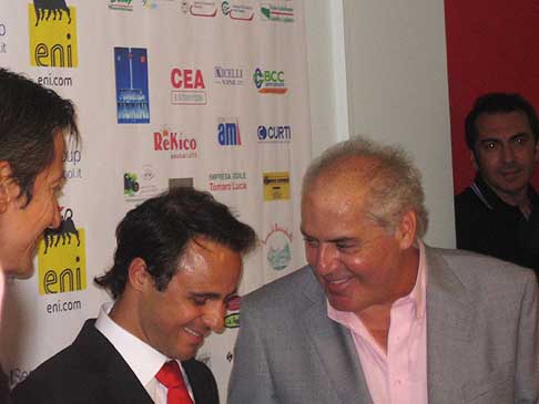 Felipe Massa - Felipe Massa ritira il premio Trofeo Lorenzo Bandini 2013 a Brisighella width=