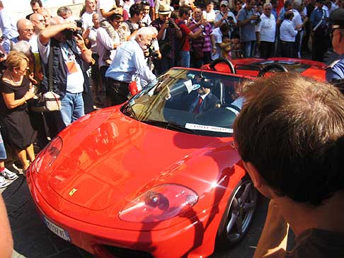 Felipe Massa - Arrivo in Ferrari di Felipe Massa accolto con un boato al Trofeo Lorenzo Bandini 2013 width=